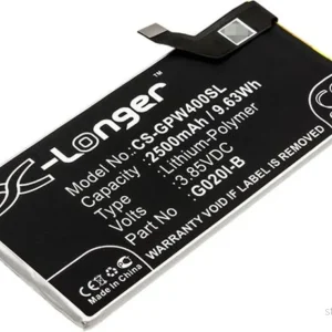 Batteri til G020I-B for Google, 3.85V, 2500 mAh v:6672767 Batteri til G020I-B for Google, 3.85V, 2500 mAh v:6672767
