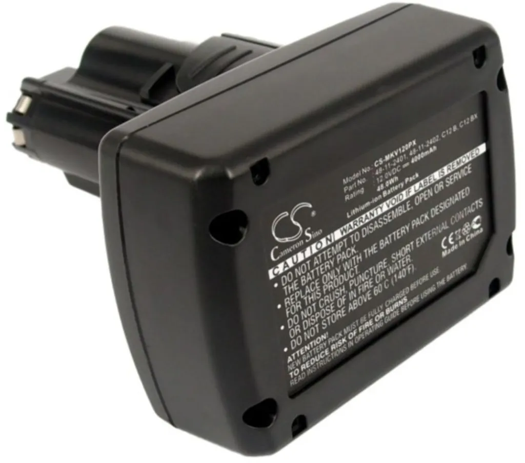 Batteri til M12 B2 for Milwaukee, 12.0V, 4000 mAh v:1884625