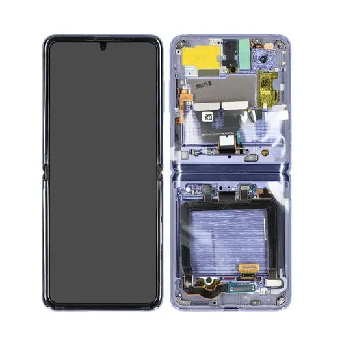 Samsung Galaxy Z Flip Skjerm med LCD Display – Lilla v:1678268