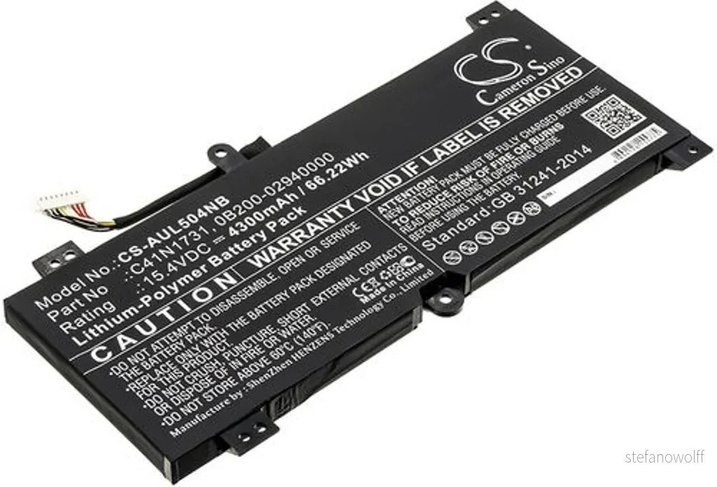 Batteri til Asus ROG Strix GL504GW, 15.4V, 4300 mAh v:3295647