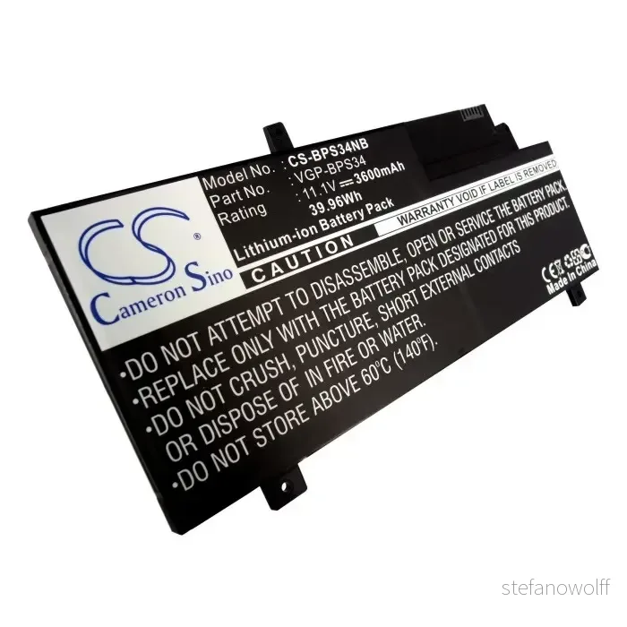Batteri til Sony SVF15A1ACXB, 11.1V, 3600 mAh v:7057498