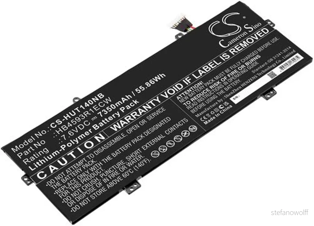 Batteri til HB4593R1ECW for Huawei, 7.6V, 7350 mAh v:8281836