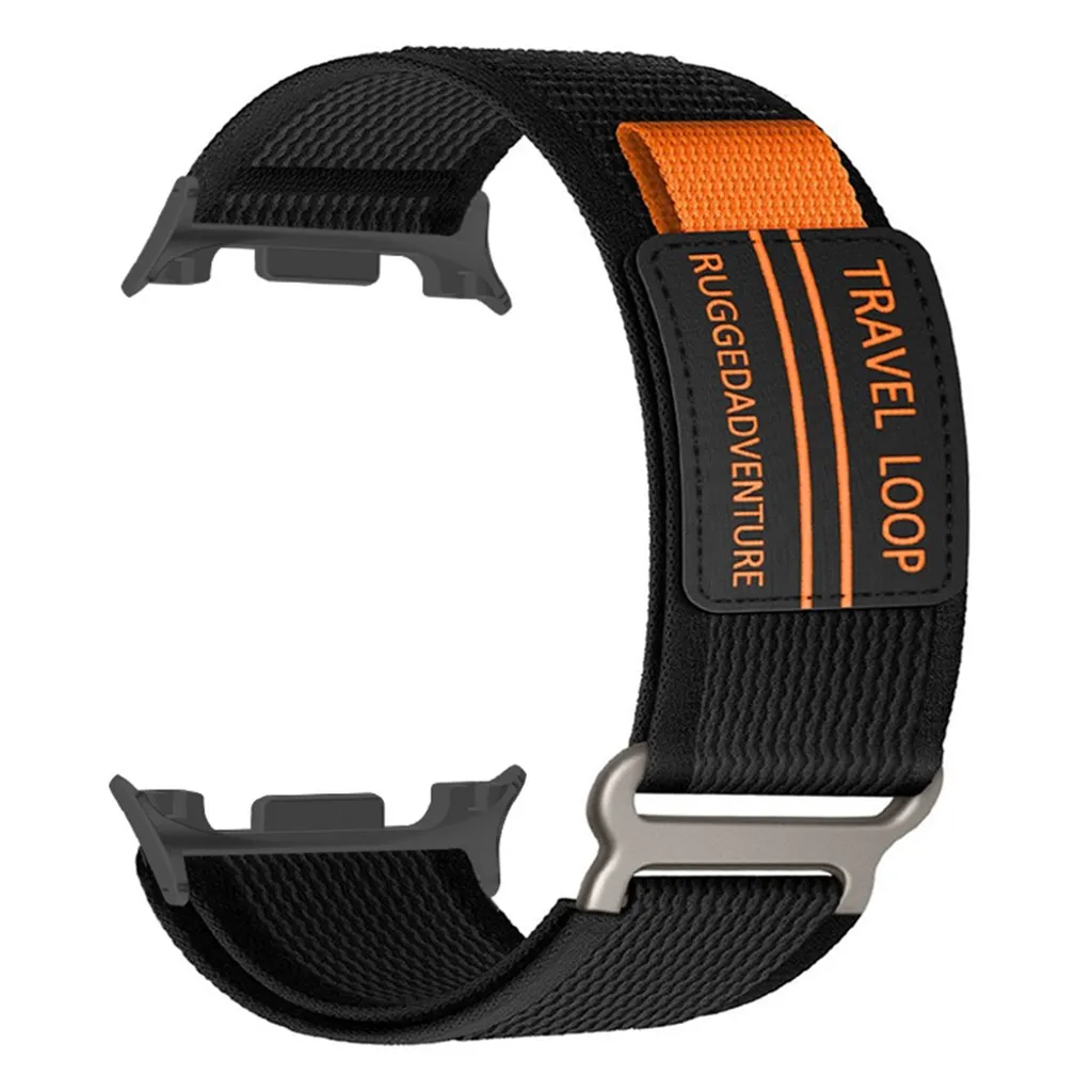 Samsung Galaxy Watch8/8 Classic Nylon Klokkereim – Svart v:6798602