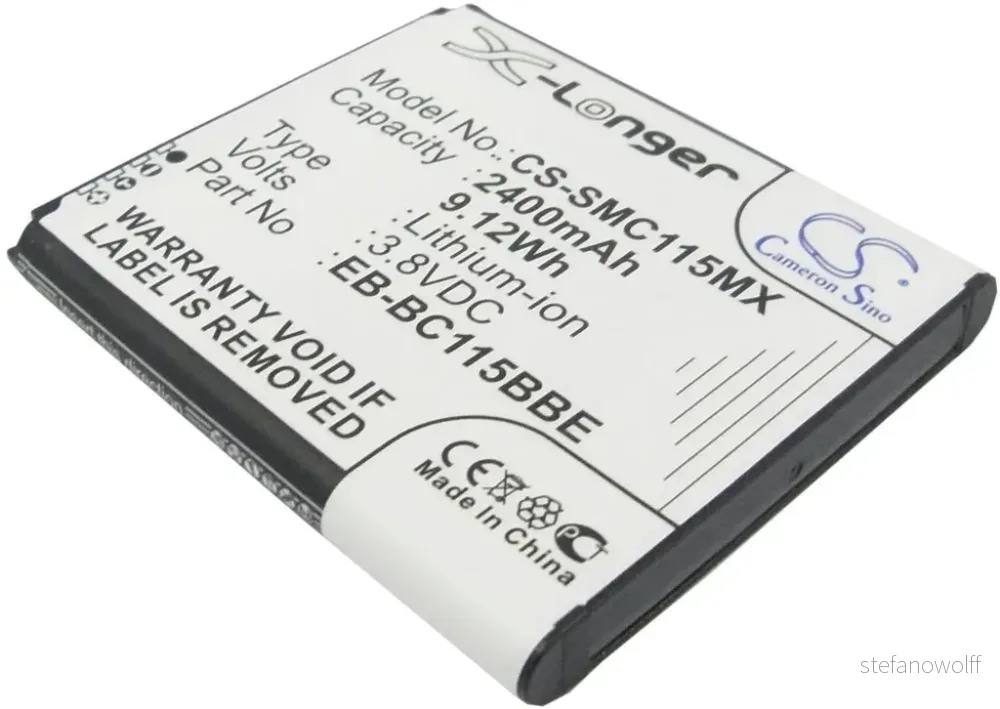 Batteri til Samsung SM-C1158, 3,8V, 2400mAh v:2410034