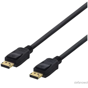 DisplayPort-kabel 5m, 4K UHD, DP 1.2 – svart v:4875936