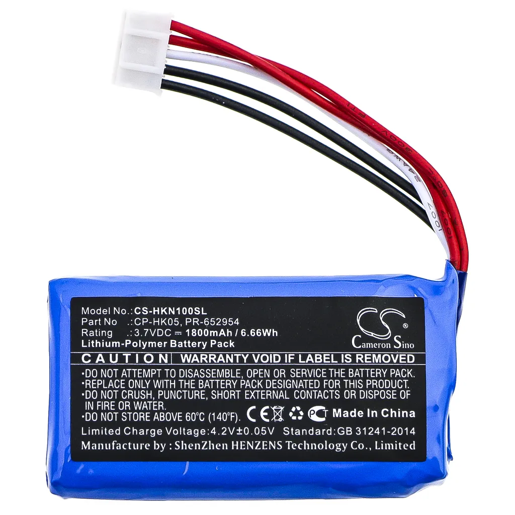 Batteri til CP-HK05 for Harman/Kardon, 3.7V, 1800 mAh v:3626272