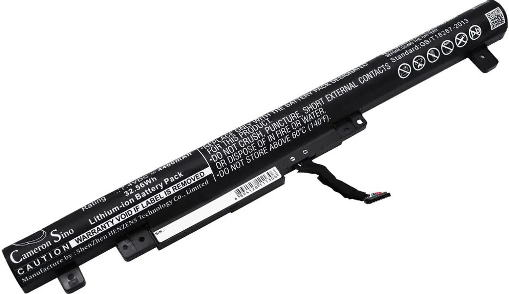 Batteri til Lenovo Flex 2-15 20405, 7.4V, 4400 mAh v:9715871