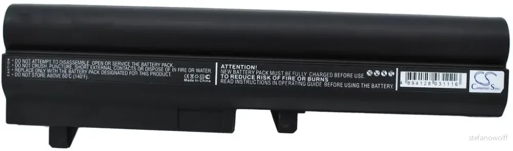 Batteri til PABAS209 for Toshiba, 10.8V, 4400 mAh v:6806949