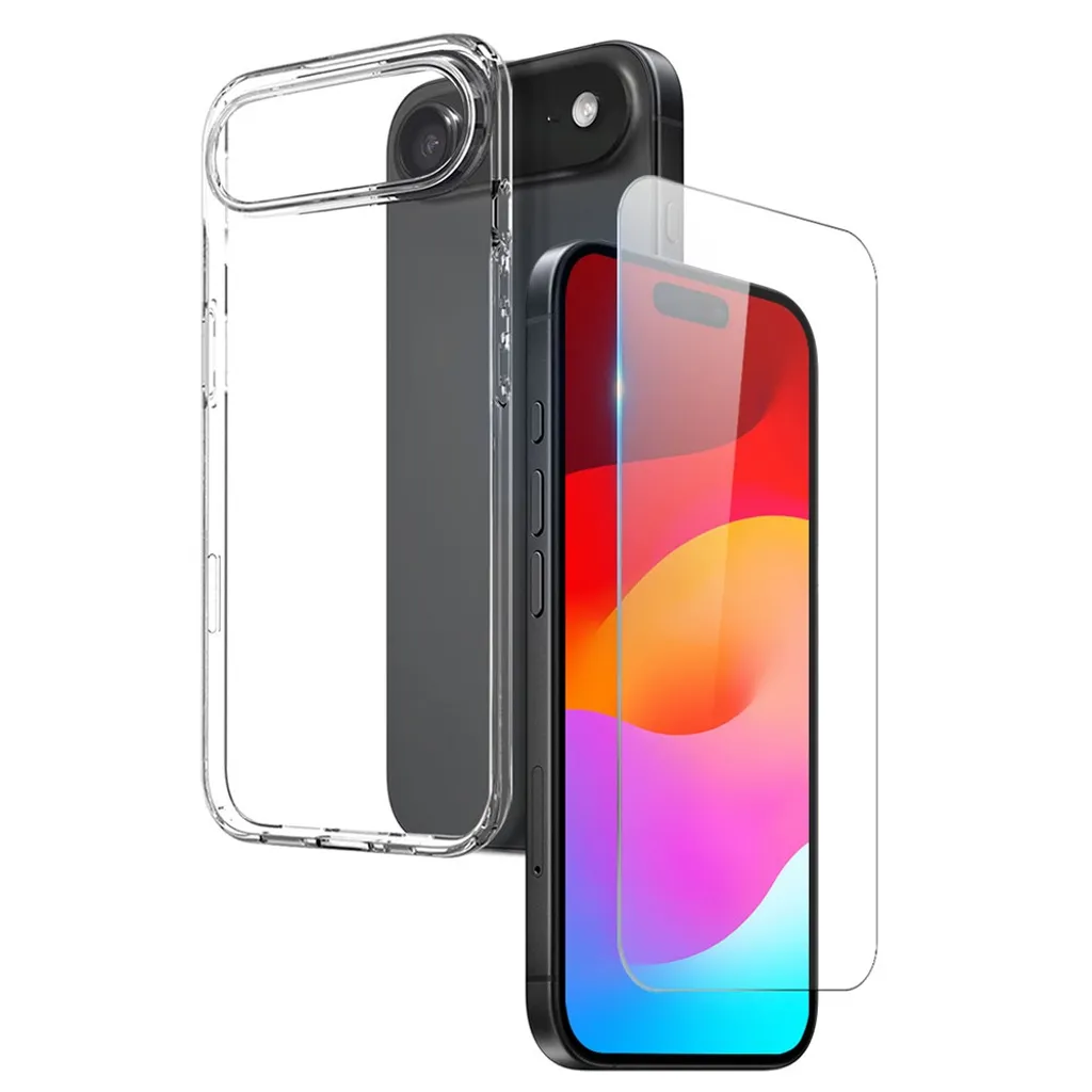 NORTHJO iPhone Air Deksel & Skjermbeskytter – Gjennomsiktig v:2281501