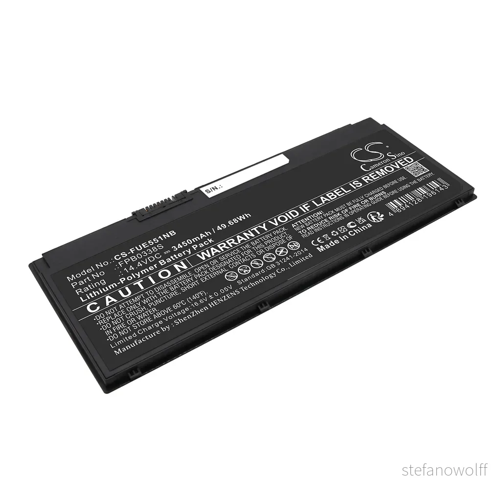 Batteri til Lifebook U7410 VFY U7410MR5AMDE, 14.4V, 3450mAh v:2555597