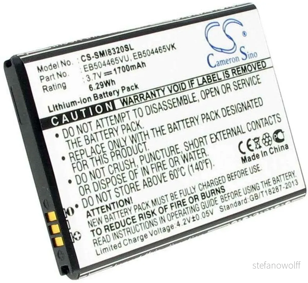 Batteri til Samsung SCH-F859, 3.6V (3.7V), 1500 mAh v:2251044
