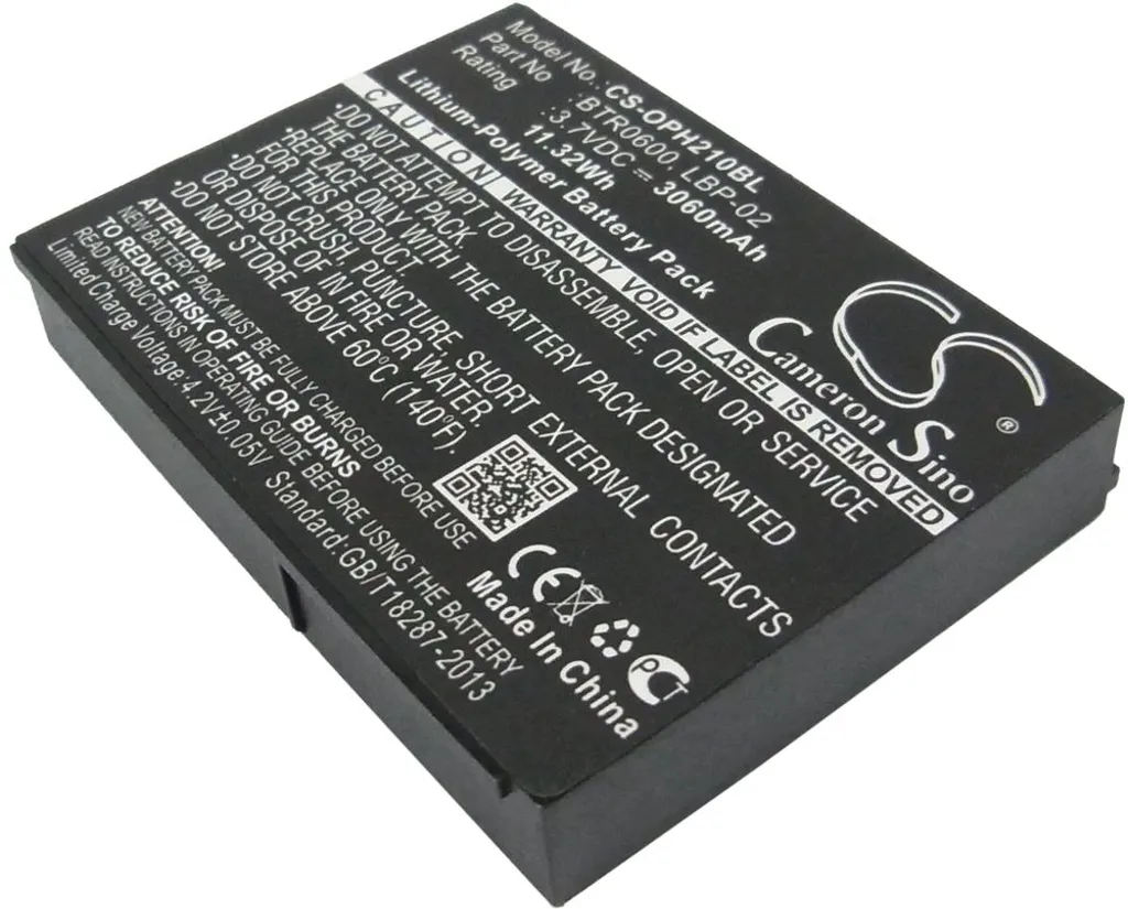 Batteri til 02-BATLION-21 for Opticon, 3.7V, 3060 mAh v:5217311