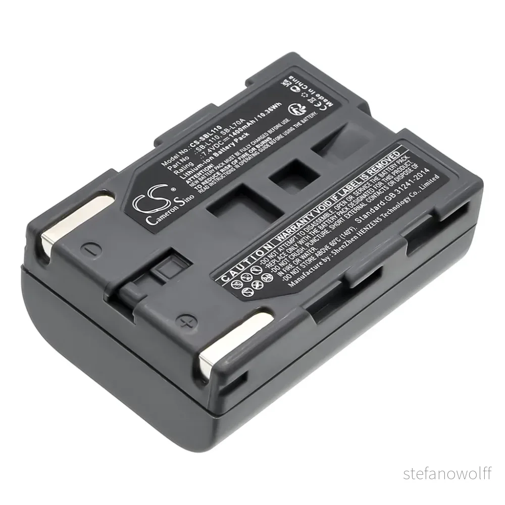 Batteri til Samsung VM-B1300T, 7,2 (7,4)V, 1400mAh v:8011318