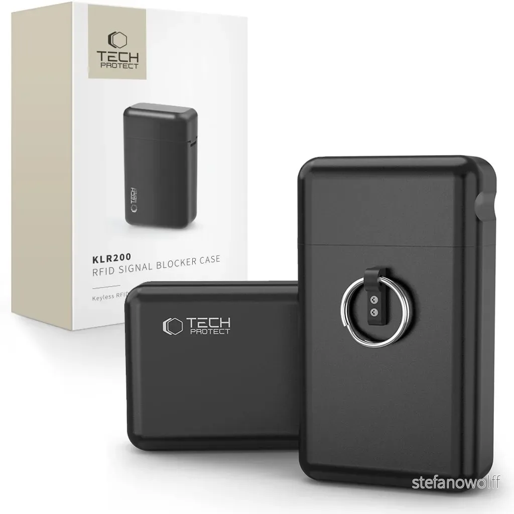 Tech-Protect KLR200 Bilnøkkeletui RFID-blokkering – Svart v:2599318