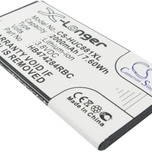 Batteri til HB474284RBC for Huawei, 3.8V, 2000 mAh v:3383936 Batteri til HB474284RBC for Huawei, 3.8V, 2000 mAh v:3383936