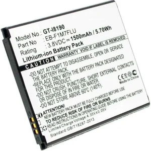 Batteri til EB-F1M7FLU for Samsung, 3.7V (3.6V), 1500 mAh v:1298214 Batteri til EB-F1M7FLU for Samsung, 3.7V (3.6V), 1500 mAh v:1298214